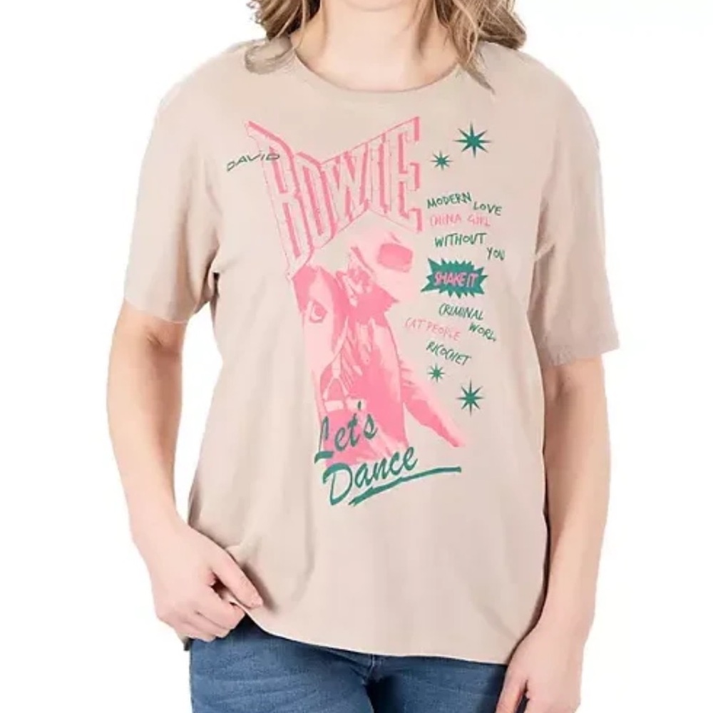NEW David Bowie Let’s Dance graphic band t-shirt